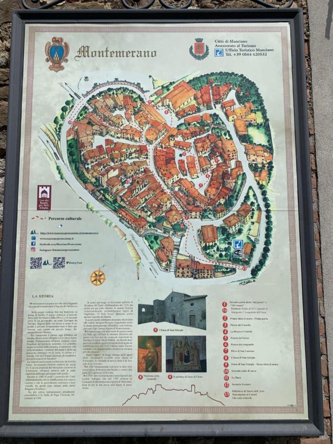 Inn Piazza In Montemerano, The Heart Of Tuscany מראה חיצוני תמונה